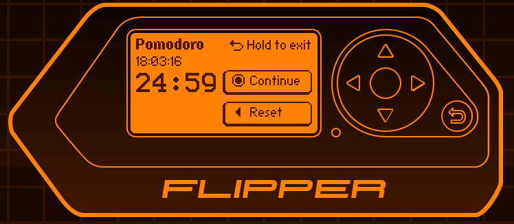 Pomodoro App for Flipper Zero